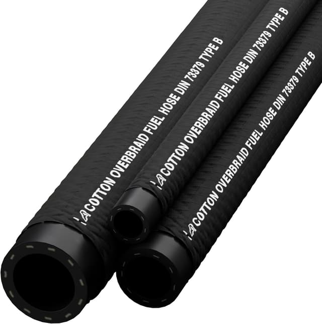 Thumbnail 1 de 12mm Rubber Cotton Fuel Hose 2 Metre