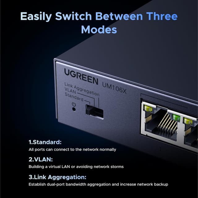 Thumbnail 5 de UGREEN 2.5Gbps 6-Port Network Switch