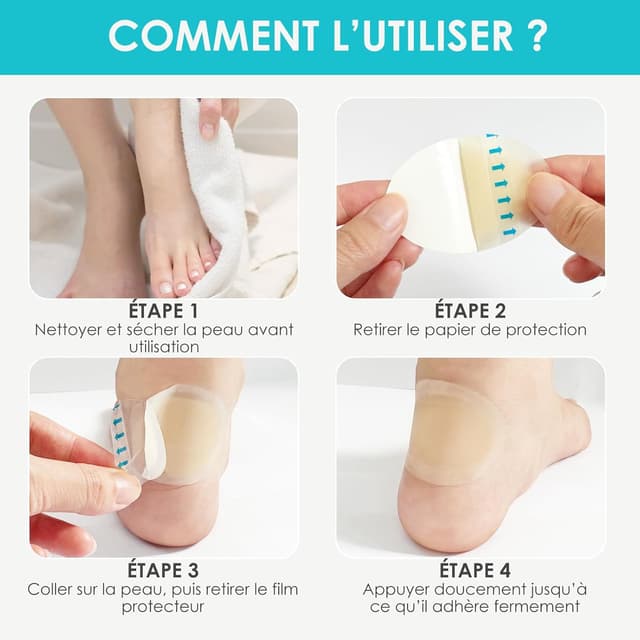 Thumbnail 6 de Pansements ampoules pieds 50 pièces 🤕