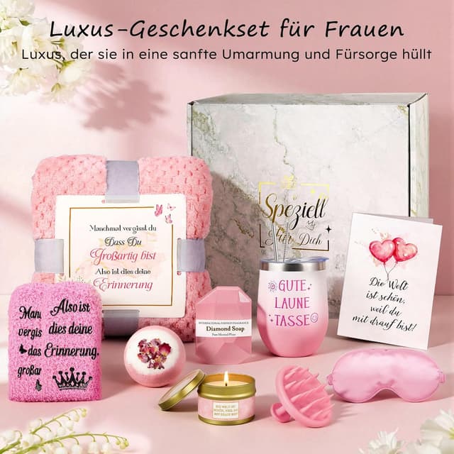 Thumbnail 2 de TUZELIYA Geschenkset Rosa Mutmacher