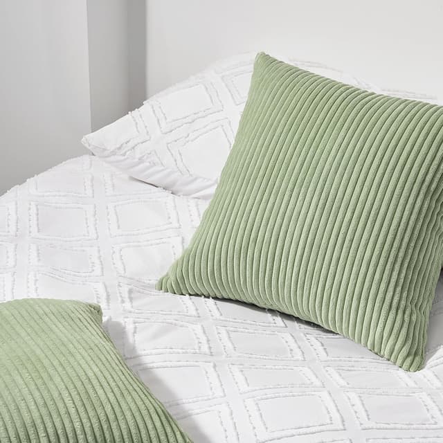 Thumbnail 4 de Topfinel Fundas de Cojines Pana 40x40 Verde Salvia 🛋