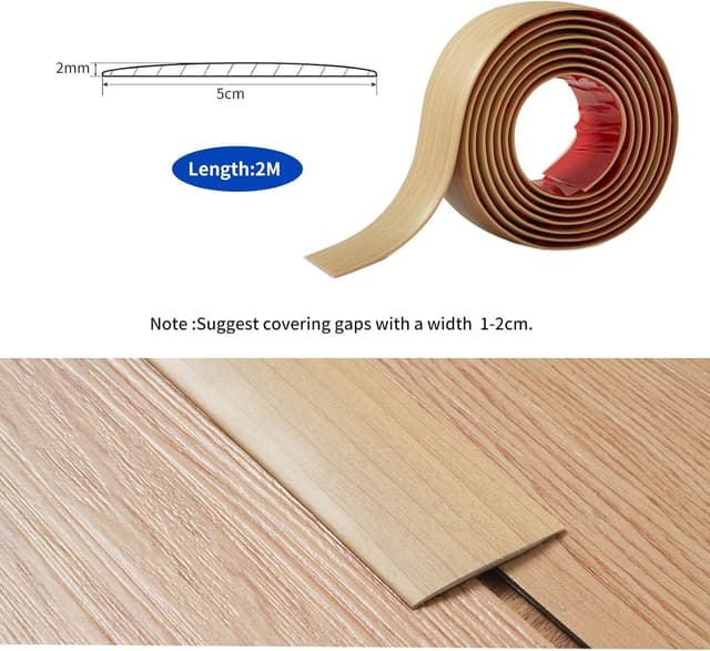 Thumbnail 1 de PVC Floor Transition Strip 2mm 2m
