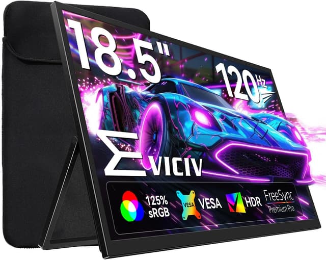 Detalle de EVICIV Portable Monitor 18,5 Zoll 120Hz