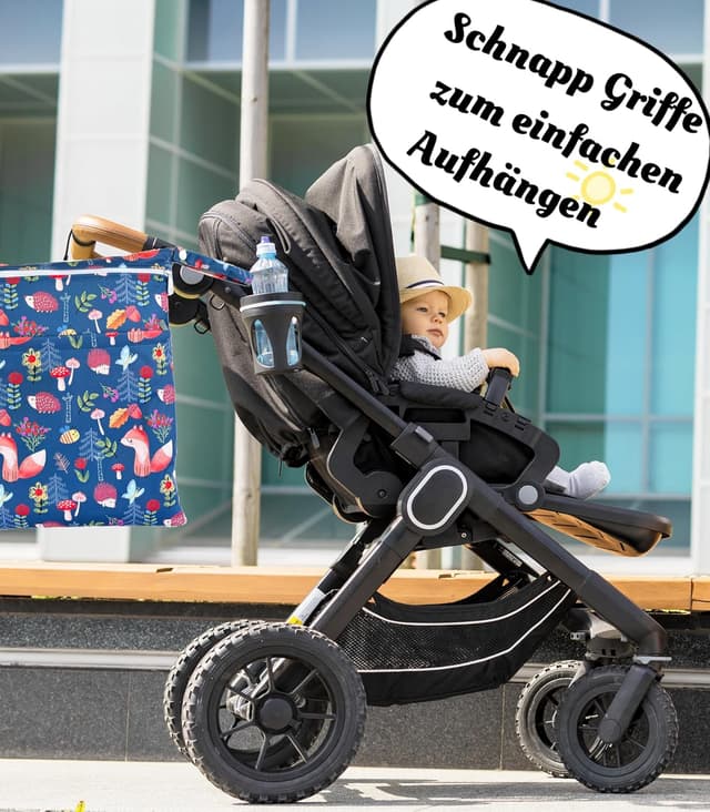 Thumbnail 6 de TRASUN Wetbag Kindergarten Nasstasche – wasserdichtes 2er-Set für nasse & trockene Wickel-/Schwimmsachen