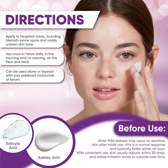 Thumbnail 6 de AOBBIY Azelaic Acid Cream for Face (1 oz) for redness, uneven tone, and blemish-prone skin
