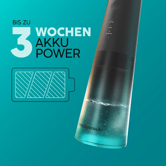 Detalle de happybrush® Munddusche kabelloser Water Flosser – 100 Tage testen (Testsieger)