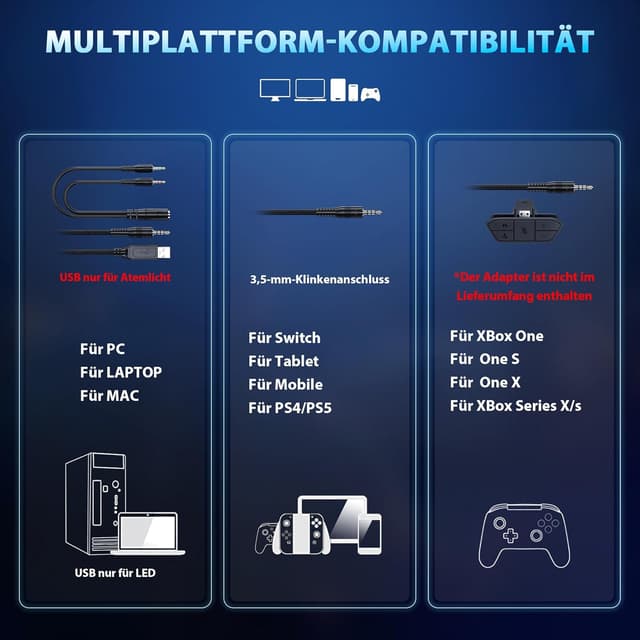 Thumbnail 5 de Vakedy HW11 Gaming Headset 50 mm