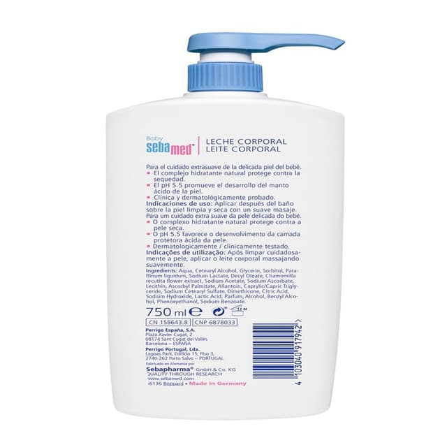 Thumbnail 4 de Sebamed Baby Leche Corporal 750 ml piel sensible