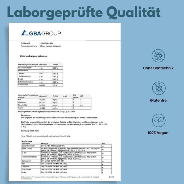 Thumbnail 4 de Melatonin Tabletten 0,5 mg – 400 Stück