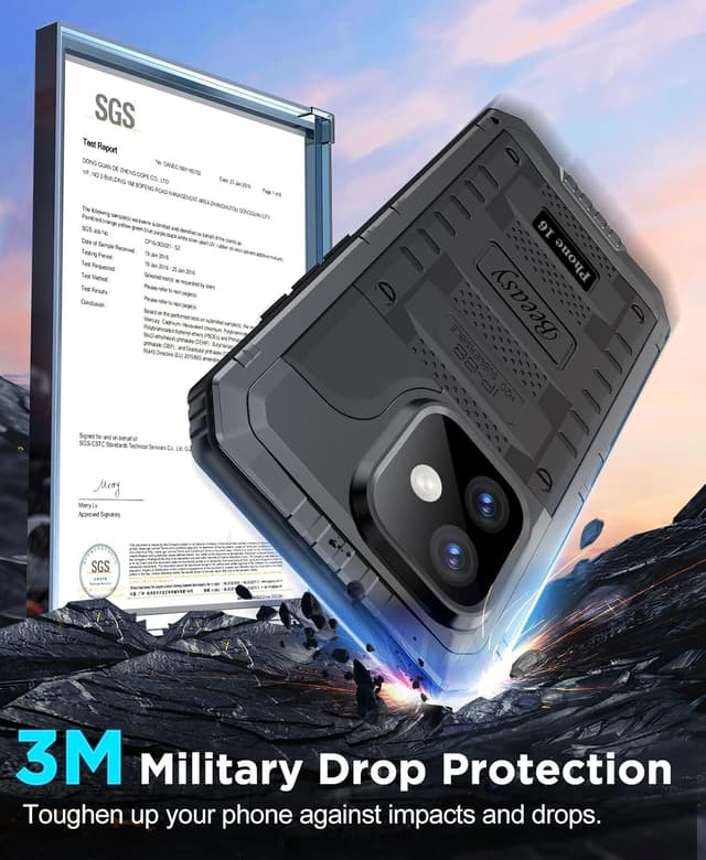 Detalle de Beeasy iPhone 16 waterproof case IP68