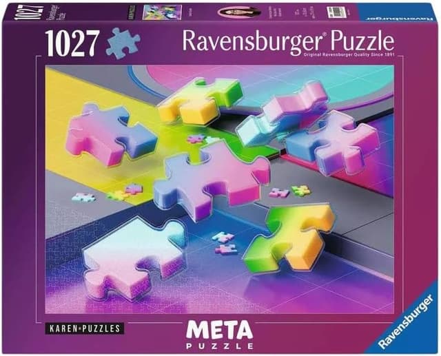 Detalle de Ravensburger 2D Jigsaw Puzzle “Gradient Cascade” (1027 pieces)
