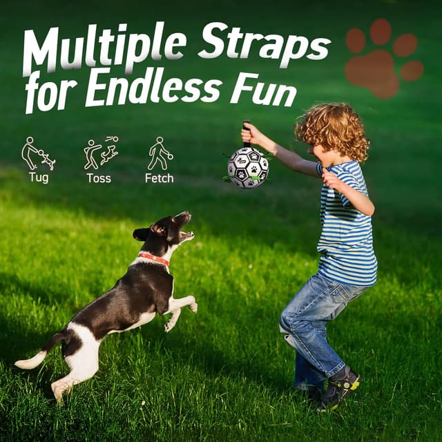 Thumbnail 6 de QDAN Dog Toys World Cup Soccer Ball 6 Inch