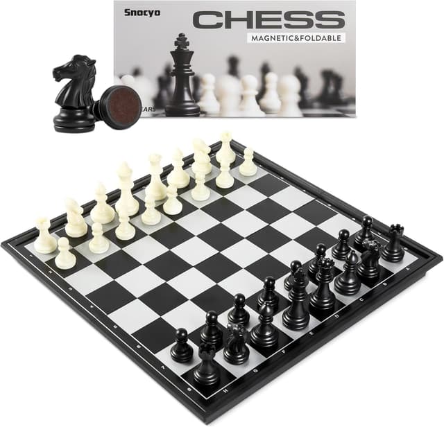 Detalle de Snocyo Chess Set magnetic travel chess board ♟
