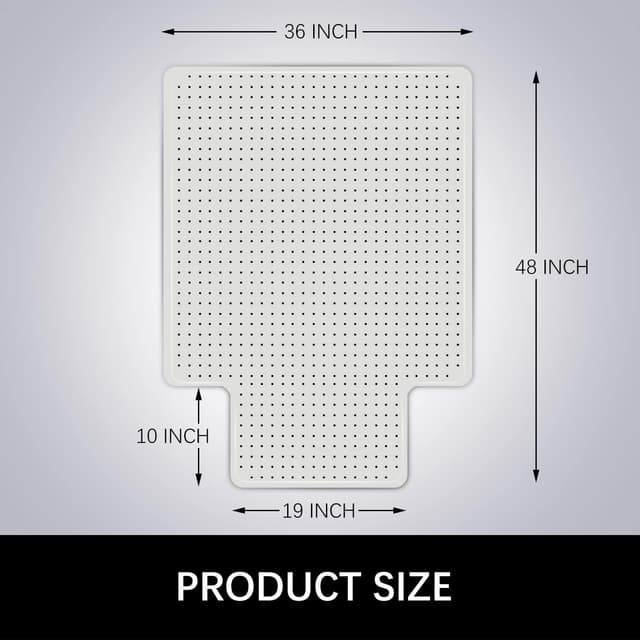 Thumbnail 6 de Kuyal carpet chair mat 48 x 36 inch