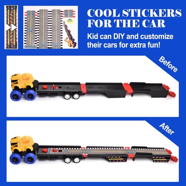 Thumbnail 5 de Havnidy Construction Truck 12 Pull-Back Cars