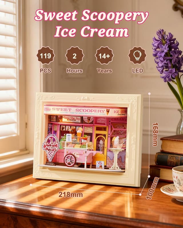 Thumbnail 2 de Rolife Sweet Scoopery DIY Miniature Kit