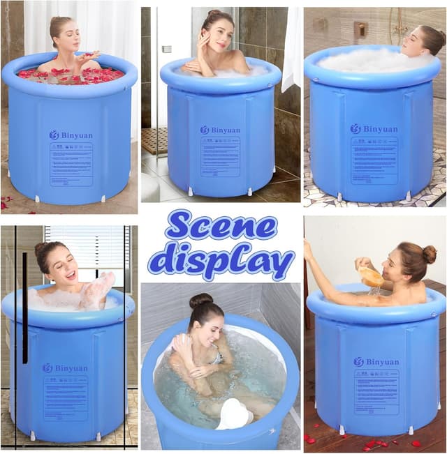 Thumbnail 3 de Vasca Gonfiabile Pieghevole 75x75 cm per immersione