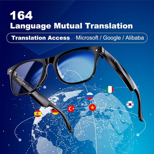 Detalle de ONKELYIM AI smart translation glasses