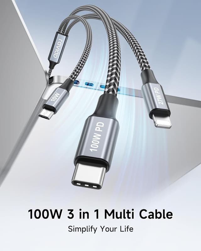 Detalle 2 de RAVIAD 100W Cable USB C 2 m