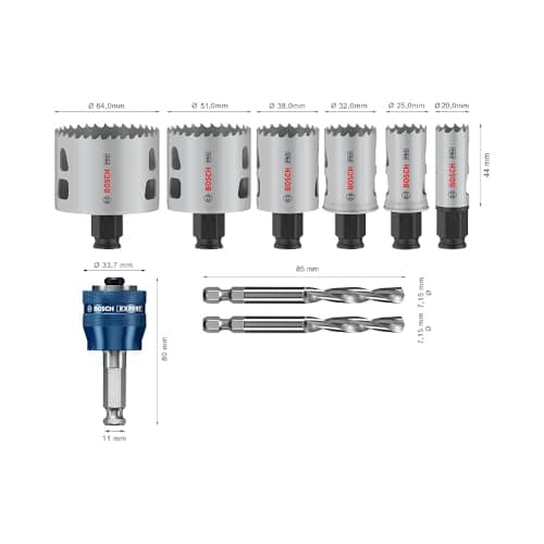 Thumbnail 2 de Bosch 9x Set sierra corona PRO Multi Material Ø 20–64mm