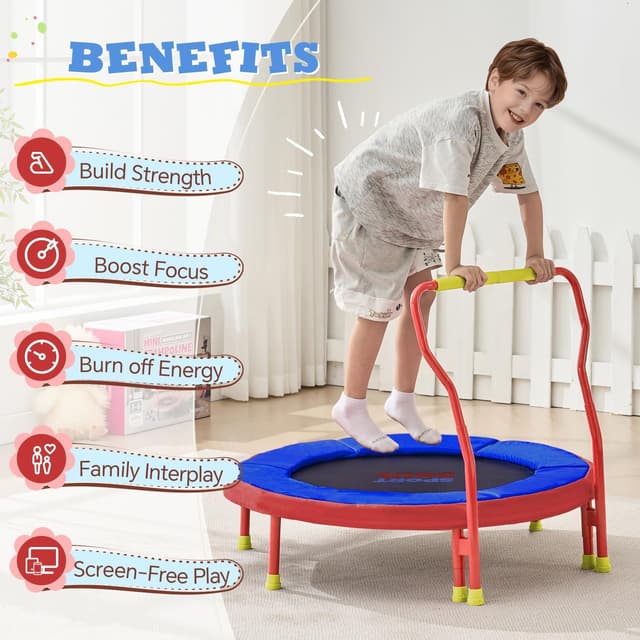 Thumbnail 5 de SPORTSOUL Mini Trampoline 3ft for Kids 3-6