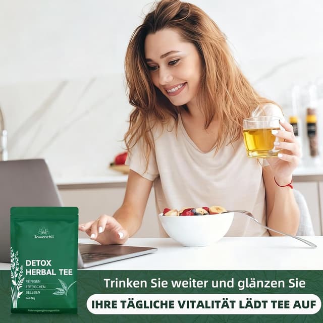 Thumbnail 6 de Detox Tee zum Abnehmen – 28 Tage Stoffwechsel-Tee mit Grüntee, Lotusblättern & Inulin