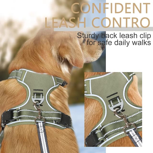 Detalle 2 de HEELE dog harness, No Pull Large L