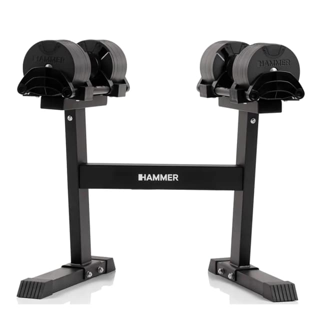 Detalle de Hammer SMARTLOCK 2x20 kg con soporte 🏋