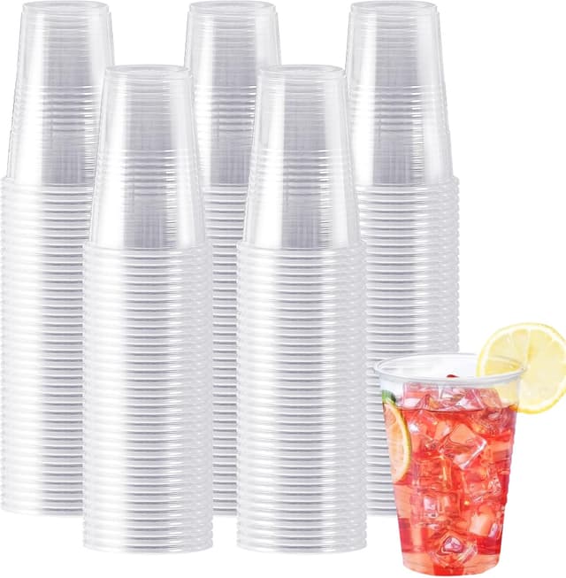 Imagen de SIUQ 600 Pack 9 oz Plastic Cups en OfertitasTOP