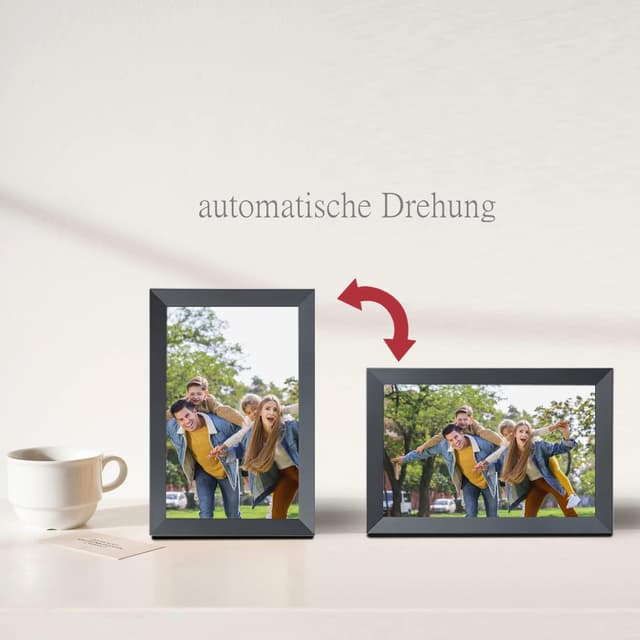 Thumbnail 3 de Aorpdd Digitaler Bilderrahmen WLAN 10.1 Zoll 32 GB