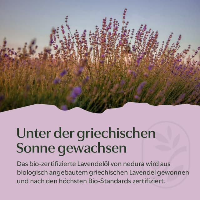 Thumbnail 6 de nedura® BIO Lavendelöl (Lavandula angustifolia) – 100% naturreines ätherisches Öl, 30 ml