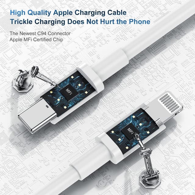 Detalle 2 de Apple 20W USB-C Fast Charger with 2m Cable