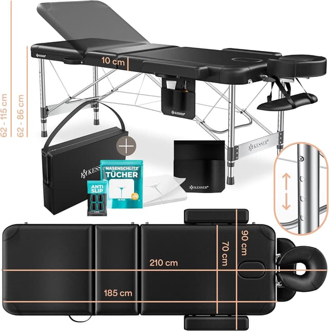 Thumbnail 6 de KESSER Massageliege 3 Zonen 70 cm 💆