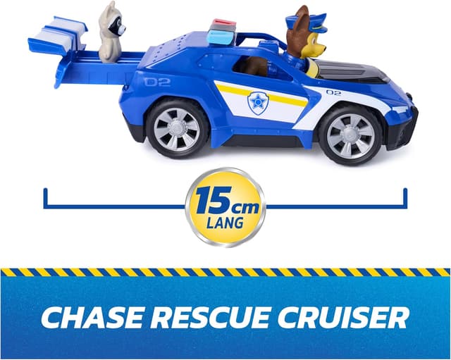 Detalle de Paw Patrol Chase Rescue Cruiser 15,2 cm