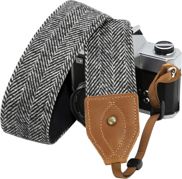 Detalle de Padwa Lifestyle 2" Classic Crazy Horse Camera Strap