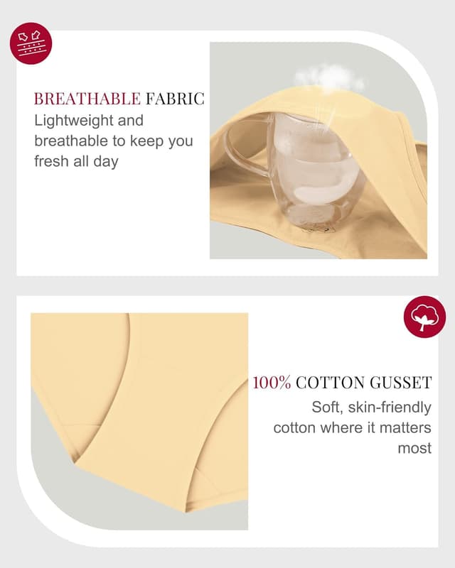 Thumbnail 5 de Culottes coton extensibles taille moyenne lot de 6