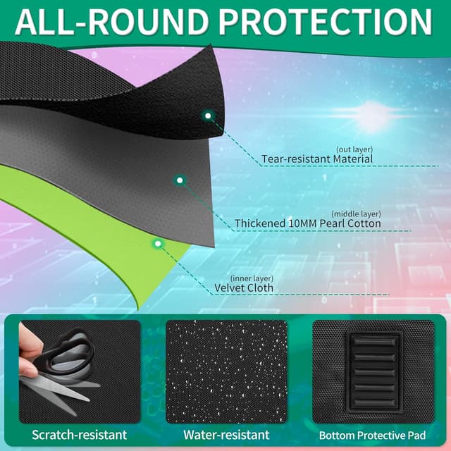 Detalle de OUUTMEE DJ Controller Carry Bag case for Pioneer DDJ-SB3, DDJ-SB2, DDJ-400 and more