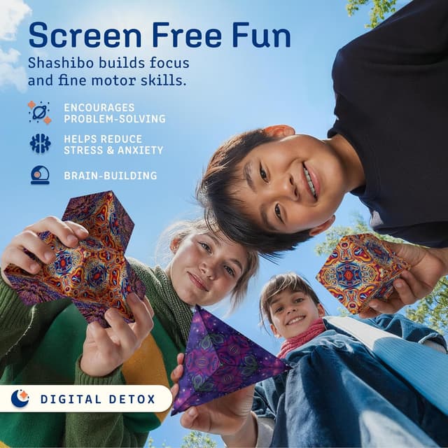 Detalle de Shashibo Shape Shifting Box 36 magnets