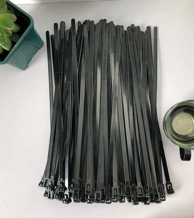 Thumbnail 4 de Oksdown 100 Pack Reusable Cable Ties 300mm
