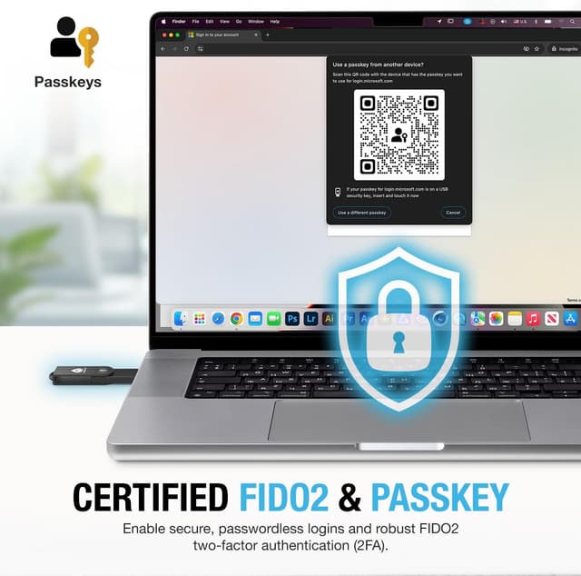 Detalle 2 de Thetis Thetis Pro-C Clé sécurité FIDO2 2FA