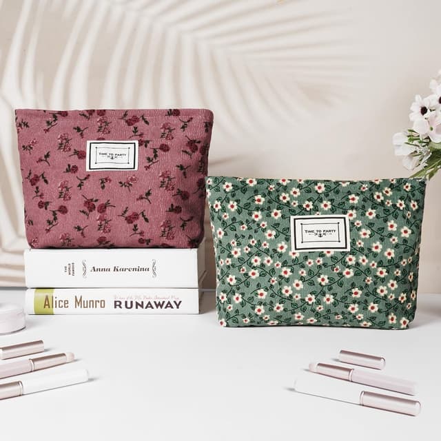 Thumbnail 6 de Aucuu Neceser Maquillaje Floral Mujer 🌺 Bolsas de Viaje Multifuncional