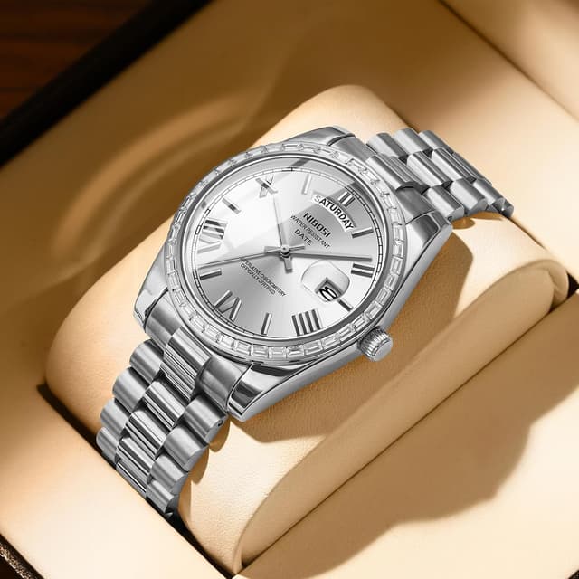 Detalle de NIBOSI Men Watch 39 mm Quartz