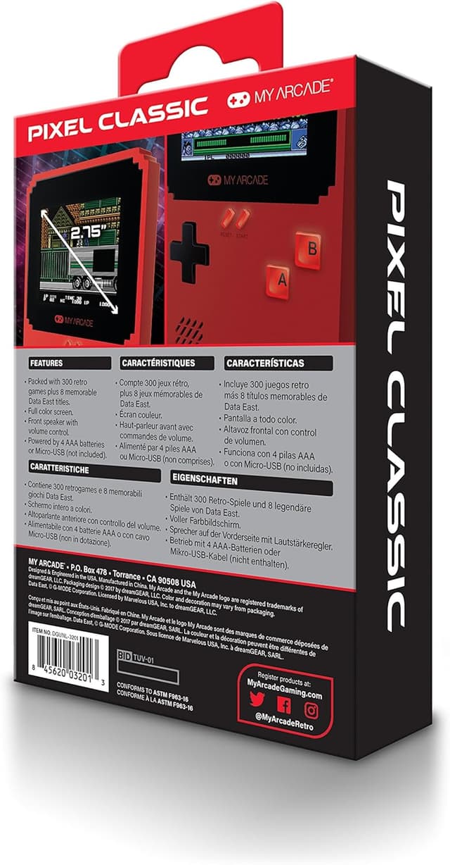 Thumbnail 3 de MY ARCADE Pixel Classic 308 jeux