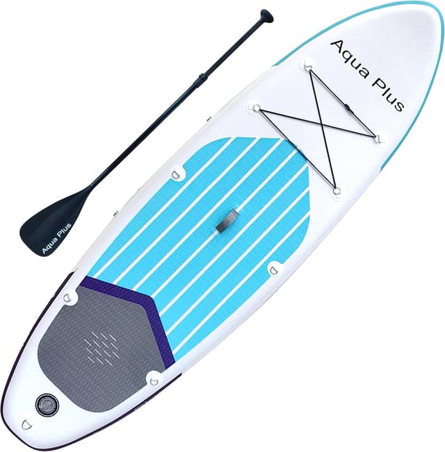 Detalle de Aqua Plus Aqua Plus SUP gonfiabile 15 cm di spessore con pagaia, pompa e zaino