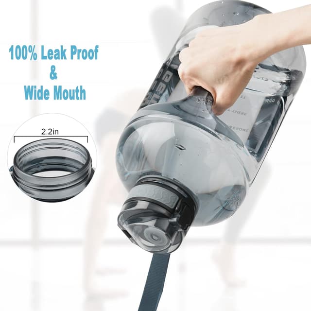 Detalle 2 de 3L hydration water bottle with straw