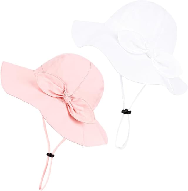 Detalle 2 de Baby Girl Sun Hat with UPF 50+ Bucket