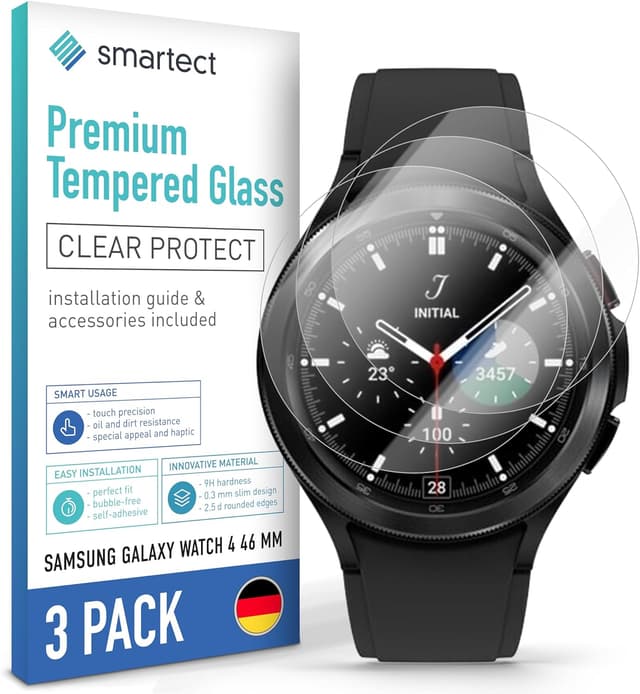 Detalle de smartect Verre Trempé 3 Pièces Galaxy Watch 4 46mm