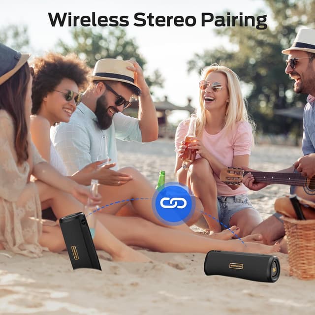 Detalle de Monster S230 Bluetooth Speaker (30W) with TWS, 24H Playtime, Bluetooth 6.0, TF Card & AUX