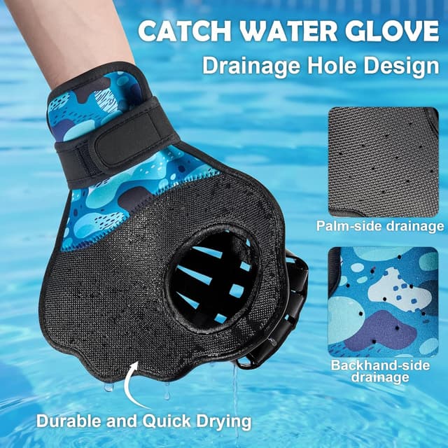 Detalle de TTQ Water Baseball Ball and Gloves Set for Pool & Beach Games