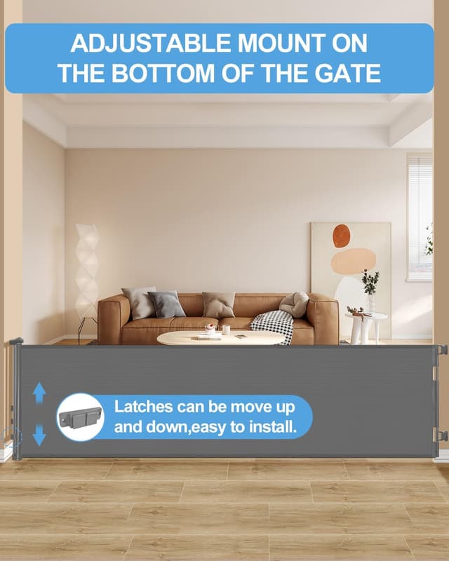 Thumbnail 4 de Lexixi ibao Retractable Mesh Gate 86 cm tall